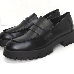 Steve Madden Black Chunky Loafers